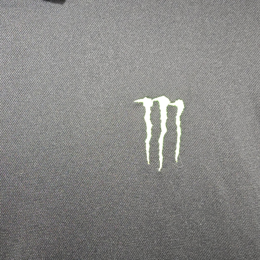 Nike Golf Monster Energy Dri-FIT Polo Shirt Black Mens XL 358324-010 - Picture 9 of 11